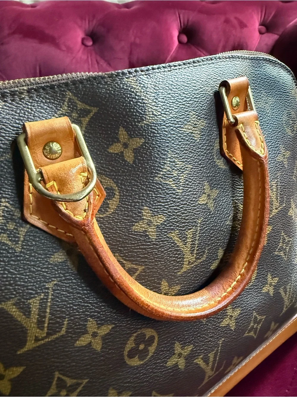Vintage Louis Vuitton - Alma PM Tote Handbag - Monogram Brown 12x9.5x6.5